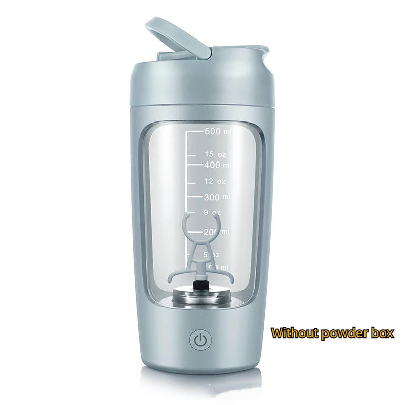 650ml usb electric protein shaker bottle automatic mixing bpa free rechargeable