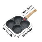 Egg Frying Pan Nonstick Coating Mini Skillet, Comfortable Handle, For Omelettes, Pancakes, And Hamburgers, Outdoor Camping
