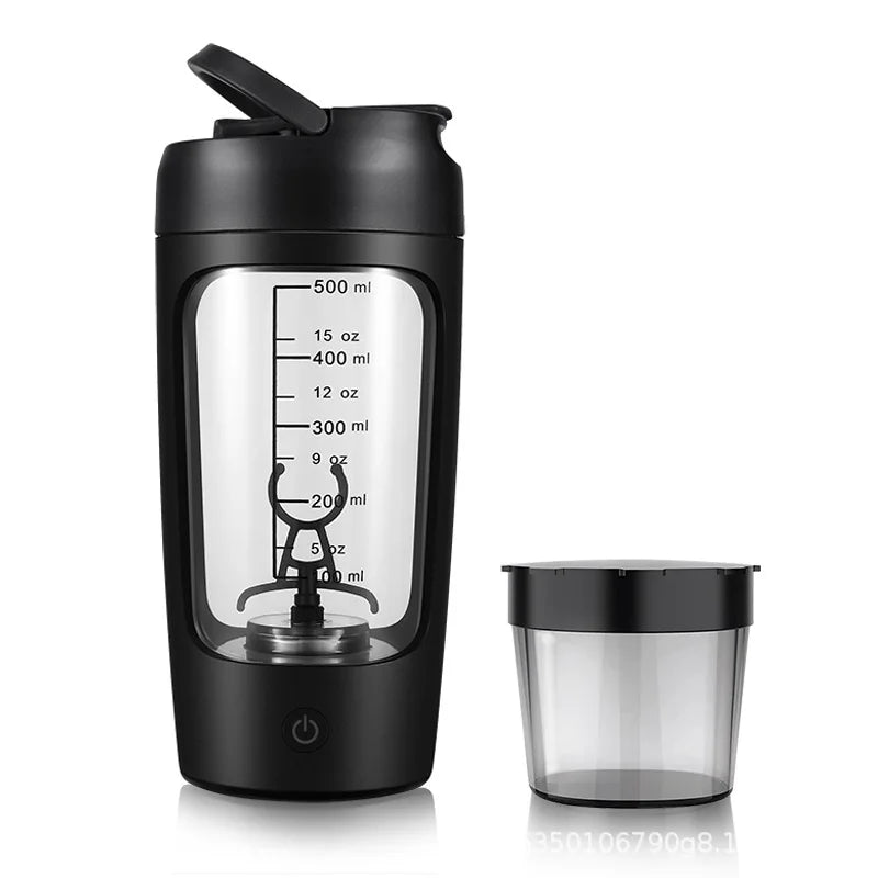 650ml usb electric protein shaker bottle automatic mixing bpa free rechargeable