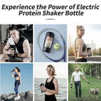 650ml usb electric protein shaker bottle automatic mixing bpa free rechargeable