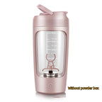 650ml usb electric protein shaker bottle automatic mixing bpa free rechargeable