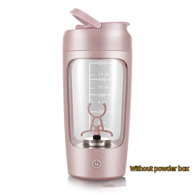 650ml usb electric protein shaker bottle automatic mixing bpa free rechargeable