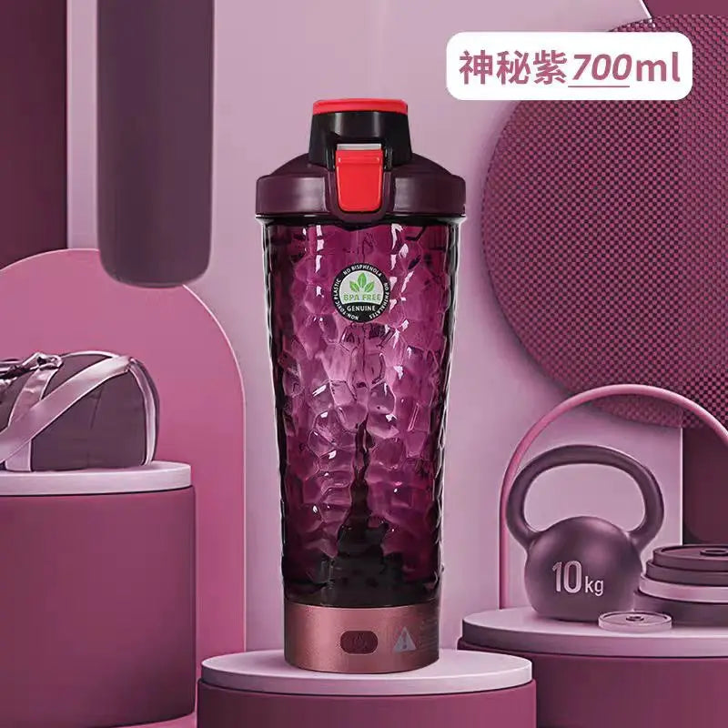 650ml usb electric protein shaker bottle automatic mixing bpa free rechargeable