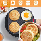 Egg Frying Pan Nonstick Coating Mini Skillet, Comfortable Handle, For Omelettes, Pancakes, And Hamburgers, Outdoor Camping