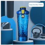 650ml usb electric protein shaker bottle automatic mixing bpa free rechargeable